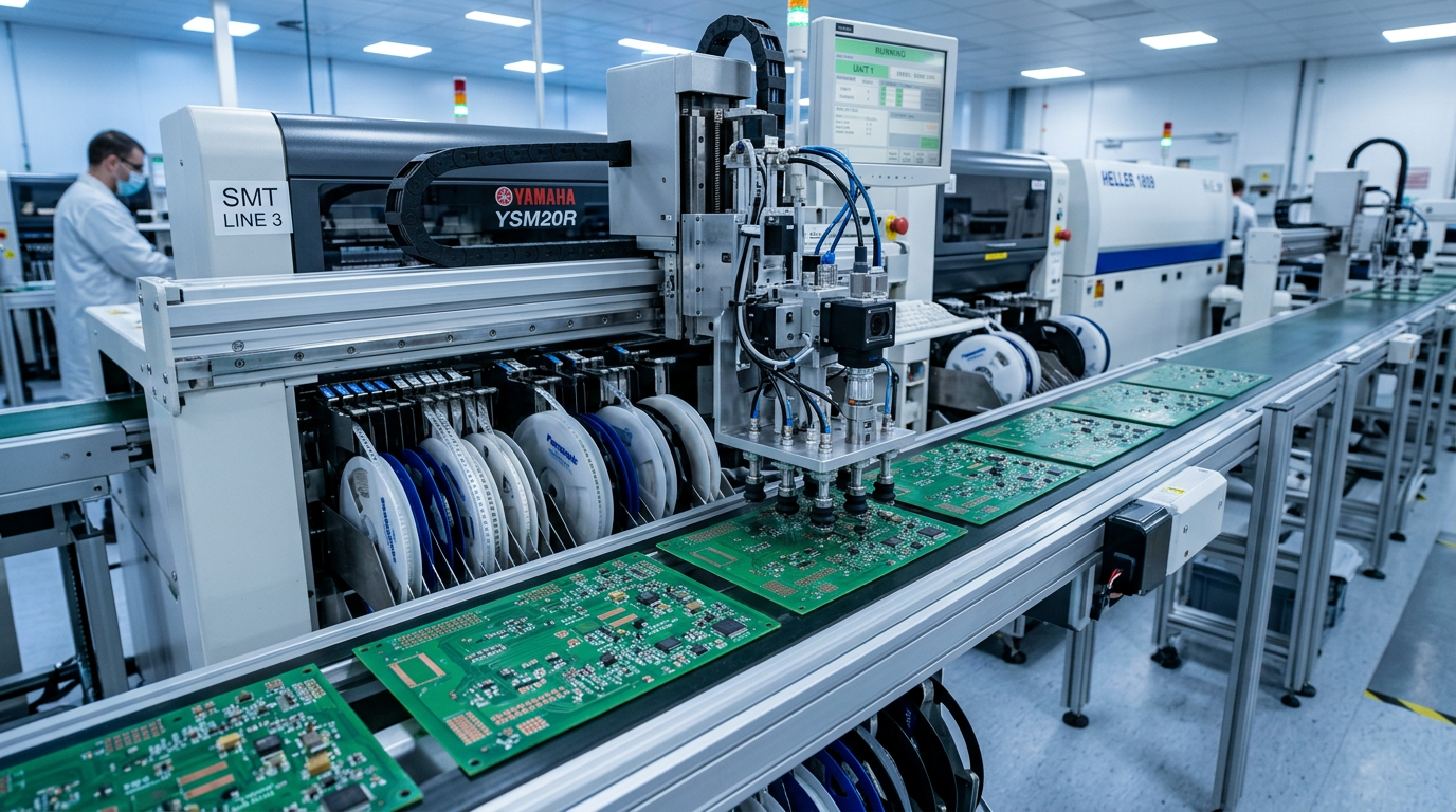 SMT electronics production line