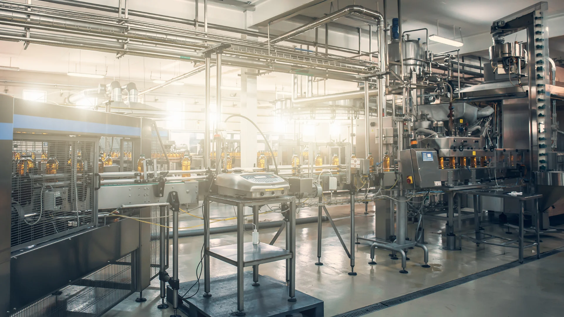 Modern food and beverage production line