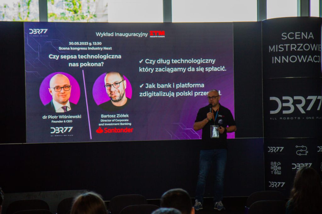 Scena DBR77 na targach ITM Industry Europe 2023