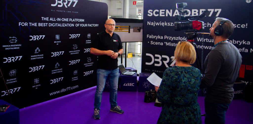 Scena DBR77 na targach ITM Industry Europe 2023