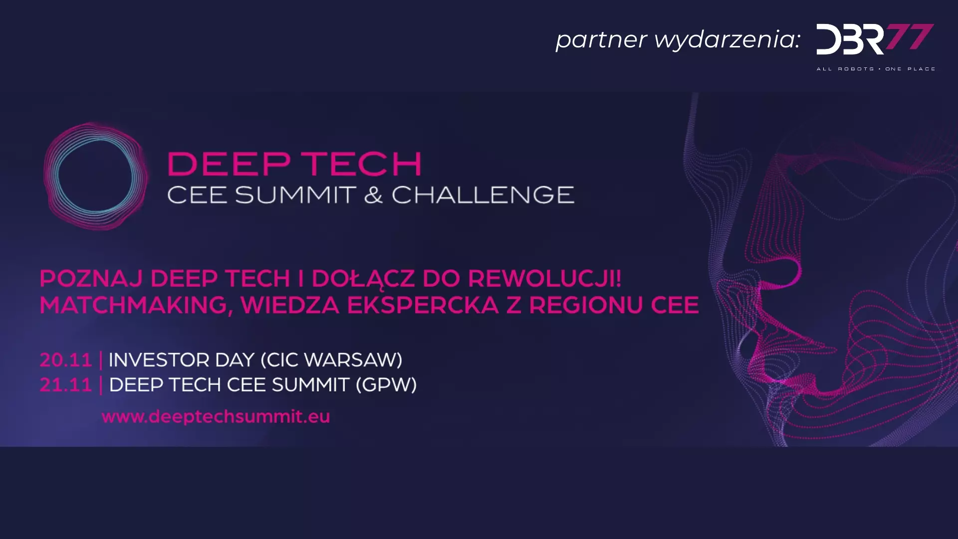 DBR77 partnerem Deep Tech CEE Summit 2023