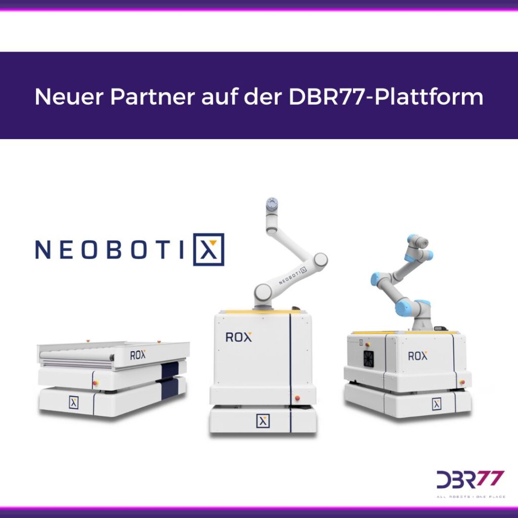 Neobotix – neuer Partner auf der DBR77-Plattform