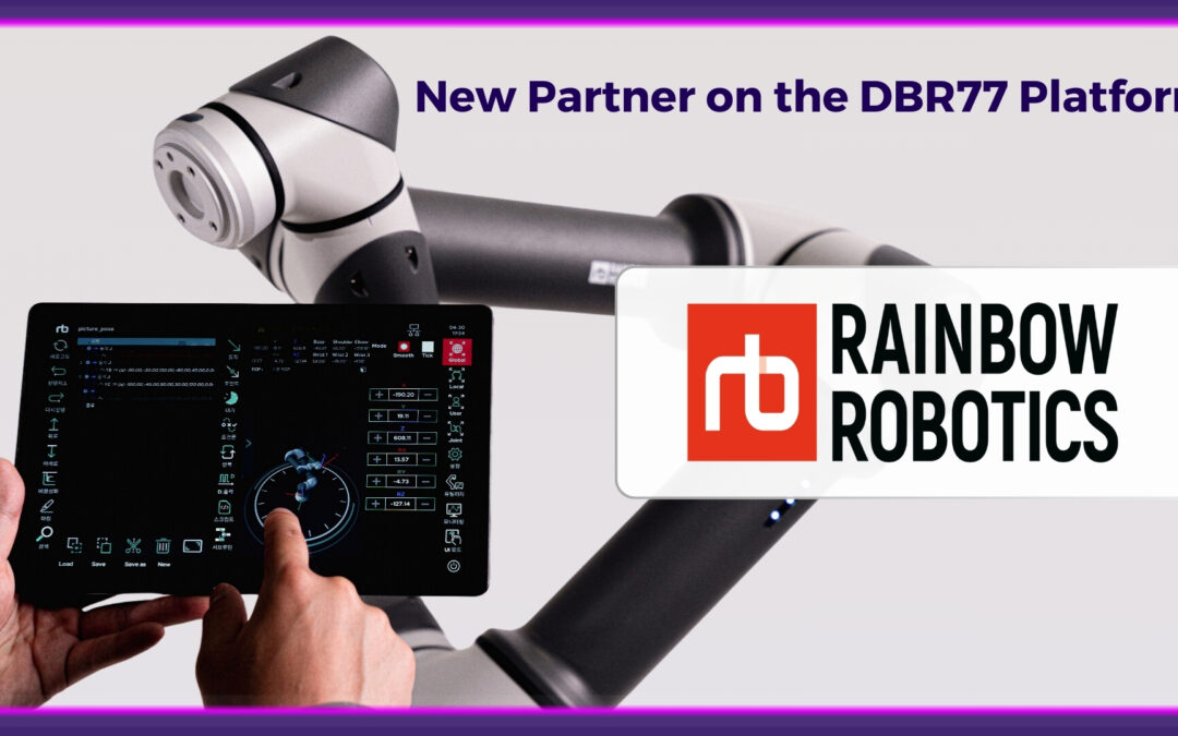Rainbow Robotics – solutions now available on the DBR77 Platform