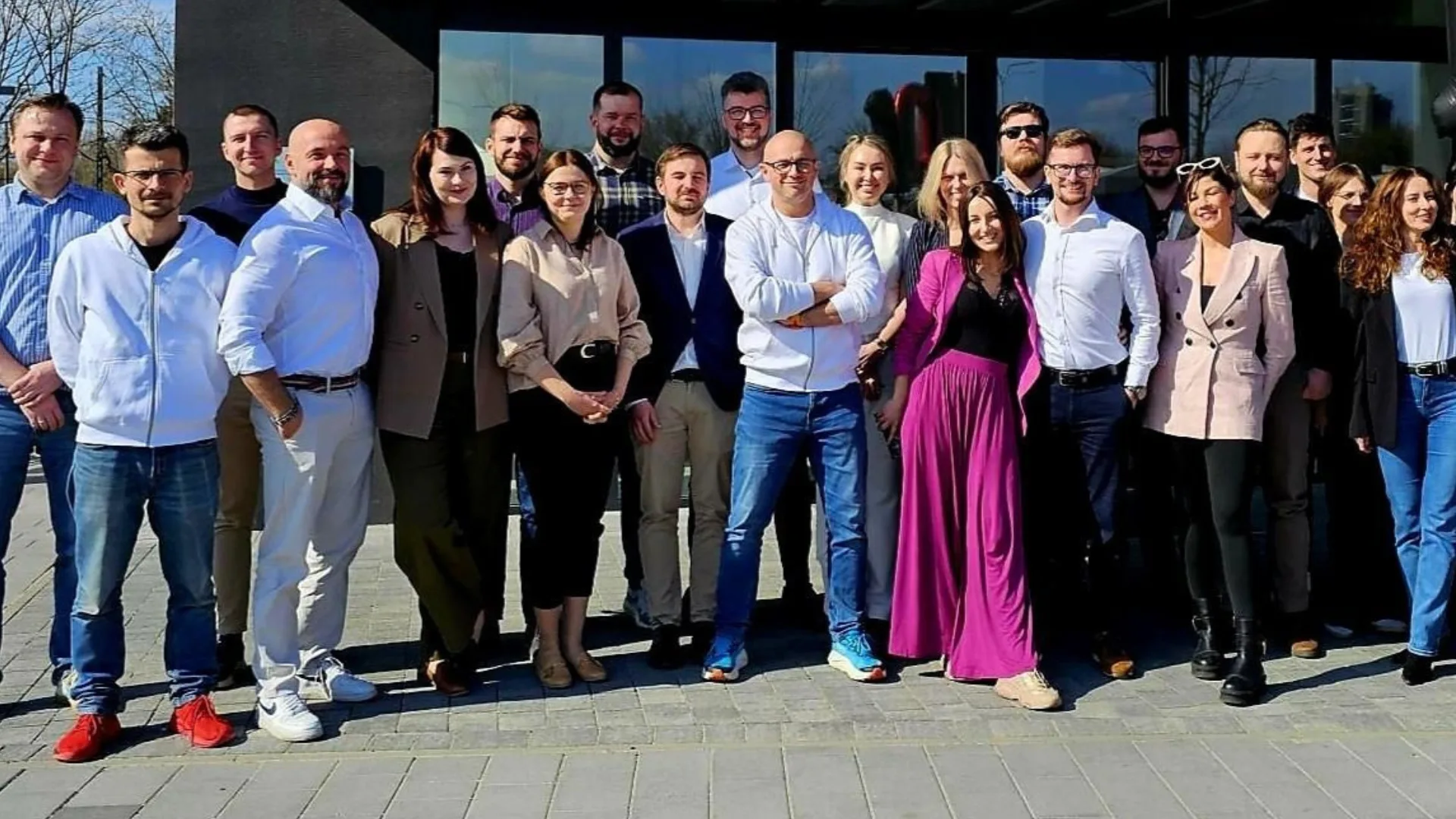 DBR77 team at an industry event